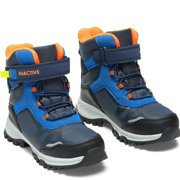 Ботинки зимние Shagovita 35092Ш.Сине-оранжевый