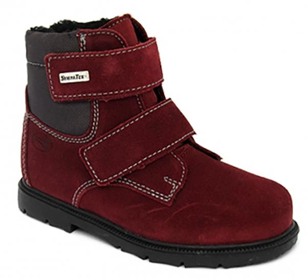 Ботинки зимние Shagovita 45148Ш.Бордовый нубук Ботинки зимние Shagovita 45148Ш.Бордовый нубук