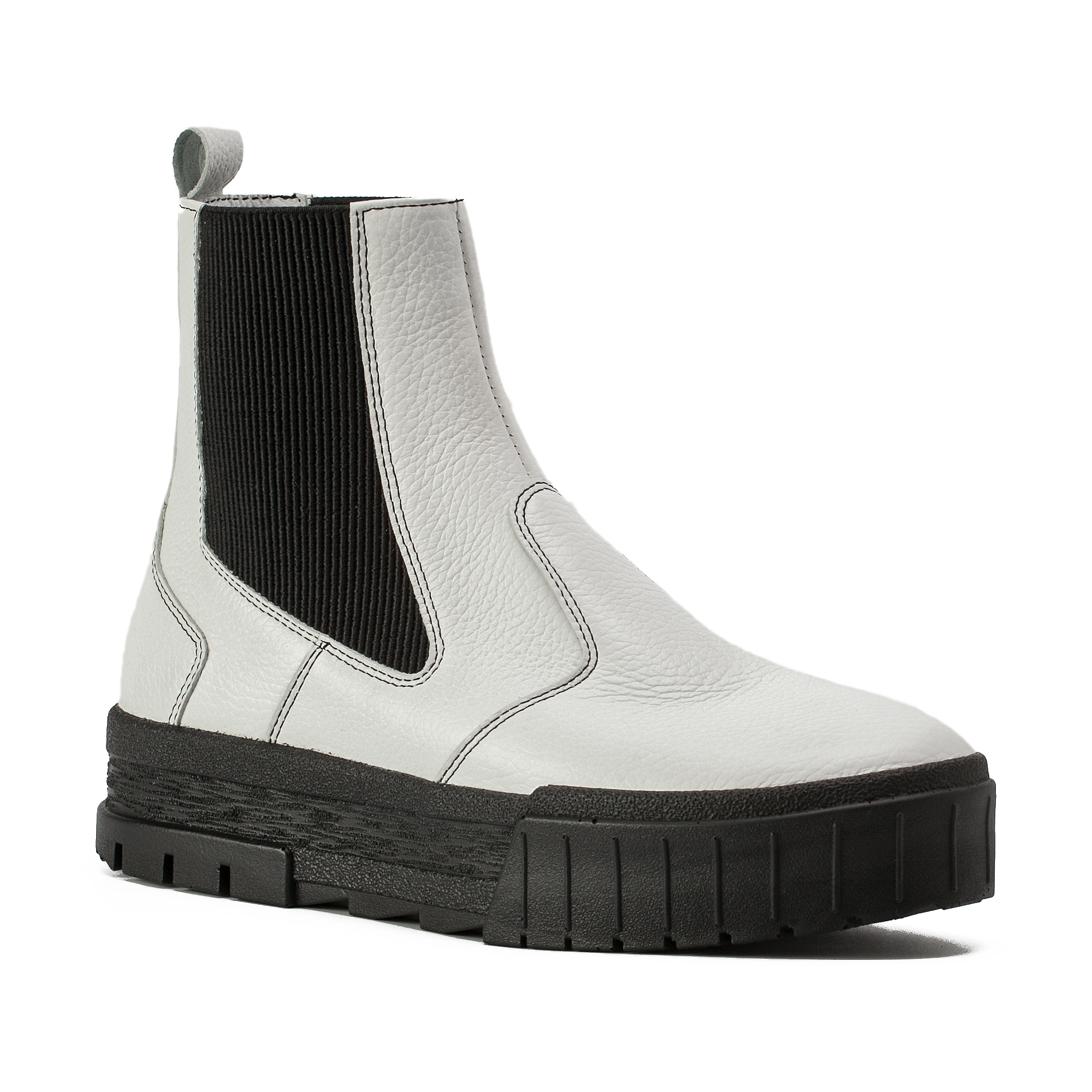 Сапоги демисезонные Shagovita 65333Б.Бело-черный